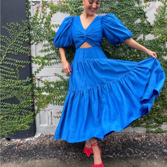 Aje reverb midi skirt - Picture 7 of 14